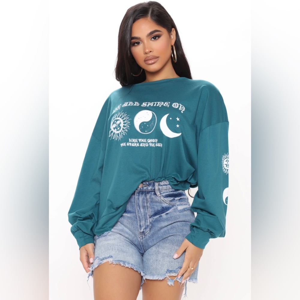 Celestial long sleeved top